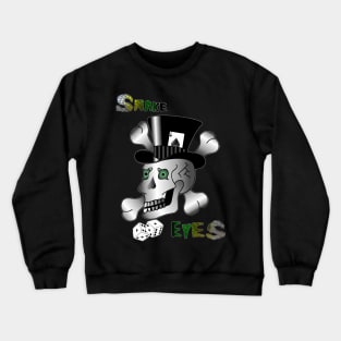 Snake Eyes - Old School Tattoo Inspired Design. Crewneck Sweatshirt